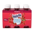 thumbnail image 1 of Welch's Strawberry Zero Sugar Drink, 10 fl oz Bottle, 1 of 12