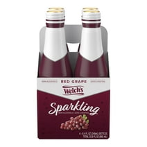 WELCH'S 8.4 FL OZ SPARKLING JUICE COCKTAIL - RED GRAPE 4 PACK