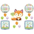 thumbnail image 1 of WELCOME BABY Woodland Friends Shower Balloons Decoration Supplies Fox Chevron by Anagram, 1 of 7