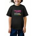 thumbnail image 1 of MAWOTEA WELCOME BACK I'M GLAD YOU'RE HERE Letter Print Summer Graphic T-shirts for Outdoor Sports and Daily Wearing, Young Boys T-Shirts, Size from 3-13Y, 1 of 5