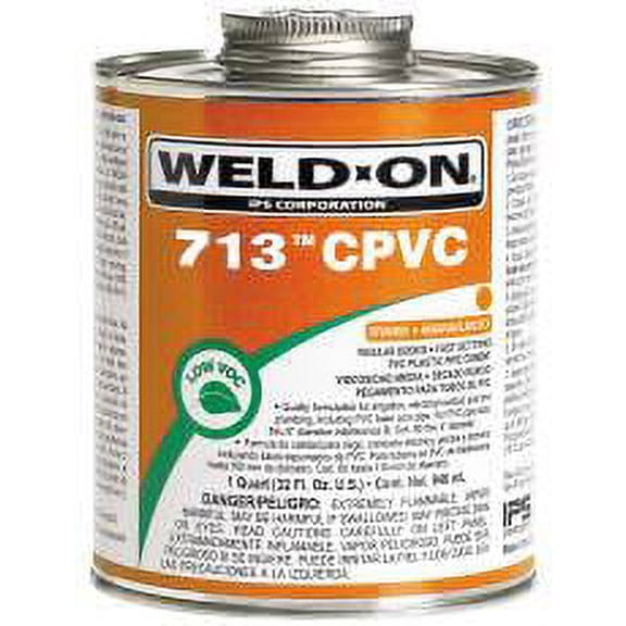 WELD ON CEMENT CPVC ORANGE 1/2 PINT per 5 Each