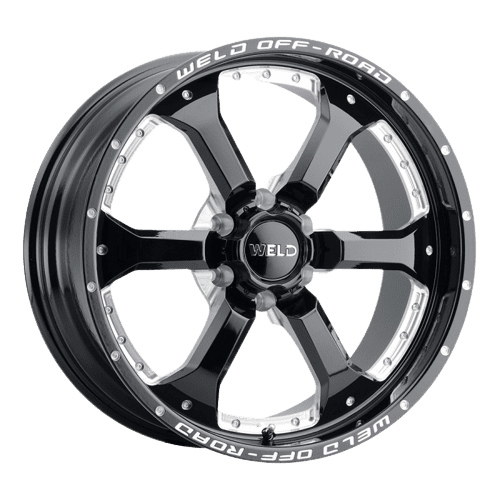 WELD Off-Road Granada Six 6x139.7 20x9 0 Gloss Black/Milled