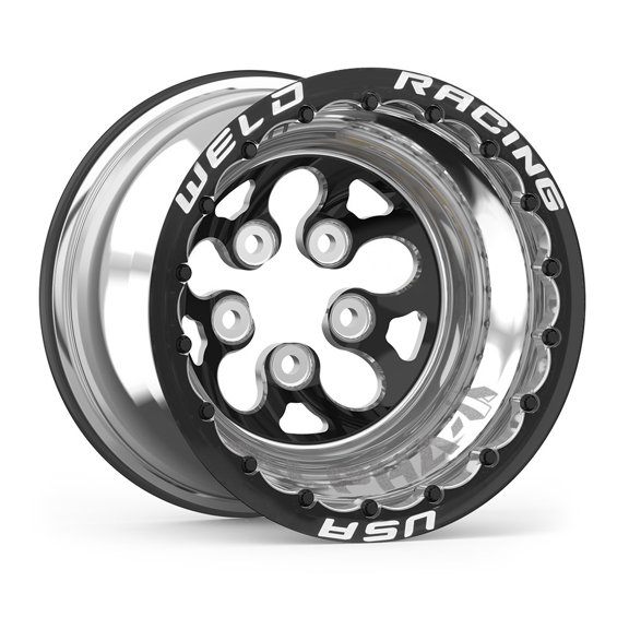 WELD RACING 83B-512278MBS Wheel Alpha-1 15 x 12" 4.000" BS 5 x 4.75" BP