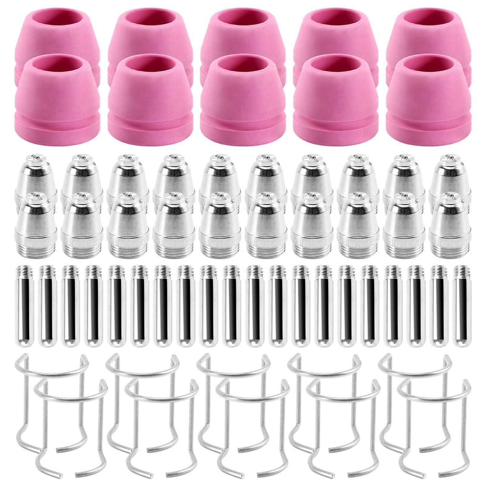 10-Pack Plasma Cutter Electrodes - Fit SG-55 AG-60 WSD-60 Torch For 40-60 Amp Cutters (CUT-60, LGK-60)