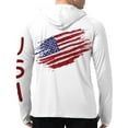 thumbnail image 1 of WELIGU Men Sun Hoodie Long Sleeve Shirts UV Protection UPF 50+ Printed Shirt Fishing Hiking Running Beach Outdoor Quick-Dry Guoqi M, 1 of 6