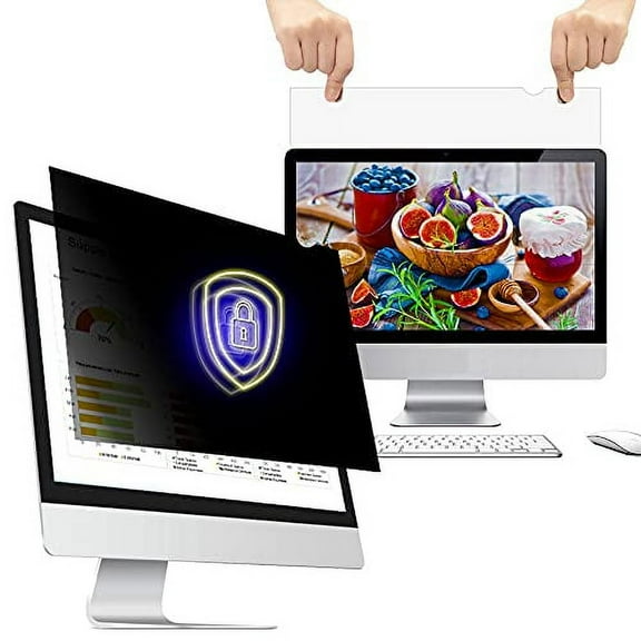 WELINC 17 Inch 5:4 Computer Privacy Screen Filter - This model is not for laptops but for desktops only.