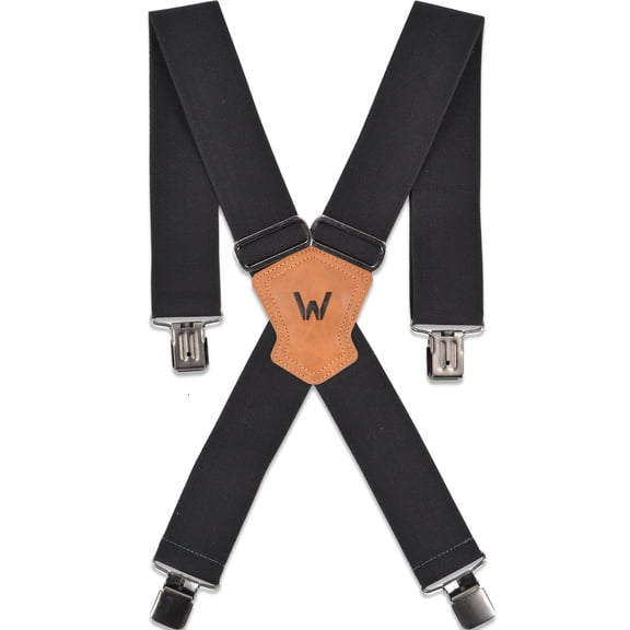WELKINLAND 2Inch Elastic Mens suspenders, Heavy Duty suspenders for men, Work suspenders for men, Suspenders for men w/clips, Suspenders for men heavy duty, Mens suspenders for trousers