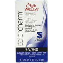 WELLA COLOR CHARM, HAIR COLOR Permanent Pale Ash Blonde Liquid Hair HC-L940/9A