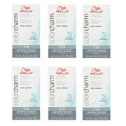 WELLA COLOR CHARM Permanent Liquid PALE BLONDE Toner 1.4 oz HC-T10 6 Pack