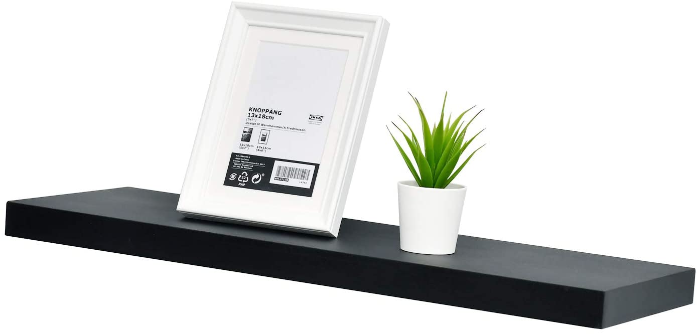 WELLAND 18 Inch Simons Floating Shelf Ledge Wall Mounted Shelves ...