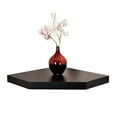 thumbnail image 1 of WELLAND 20" Phoenix Wall Floating Shelf Display Rack Corner Shelf, 20"D x 28"W x 1.75"H, Black, 1 of 7