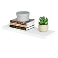 thumbnail image 1 of WELLAND 24 Inch Simons Floating Shelf Ledge Wall Mounted Shelves Display Rack, 24"L x 7 3/4"D x 1 1/4"T, White, 1 of 6