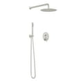 thumbnail image 1 of ANGELES HOME 10 Inch Rainfall Round Shower System, 2-Setting Rain Shower Head and Handle Set, Wall Mounted Shower Complete Combo Pressure Balancing Shower Valve, Brushed Nickel, 1 of 11