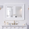 thumbnail image 1 of ANGELES HOME 40"x 32" Bathroom Medicine Cabinet with Dual Mirrors, Recessed Wood Medicine Cabinet with 6-Tier Adjustable Glass Shelves and 2 Soft-Close Door, 1 of 11