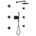 thumbnail image 1 of ANGELES HOME Shower System with Body Jets,10 Inch Rain Shower Head with 6 Body Spray Jets and Handheld Shower, Wall Mounted Shower Faucet Set, Rough-in Mixer Valve and Trim Included, 1 of 12