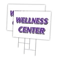 thumbnail image 1 of WELLNESS CENTER 2 Pack Of 18" x 24" Yard Sign & Stake | Advertise Your Business | Stake Included Image On Front Only | Made in The USA, 1 of 3