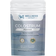 Bovine Colostrum Powder, Unflavored, 100% Grass-Fed, Collected Within 6 Hrs of Calving, Rich in Protein, IgG, IgA, Lactoferrin, Colostrum Supplement for Immunity, Gut & Muscle Recovery, 60g