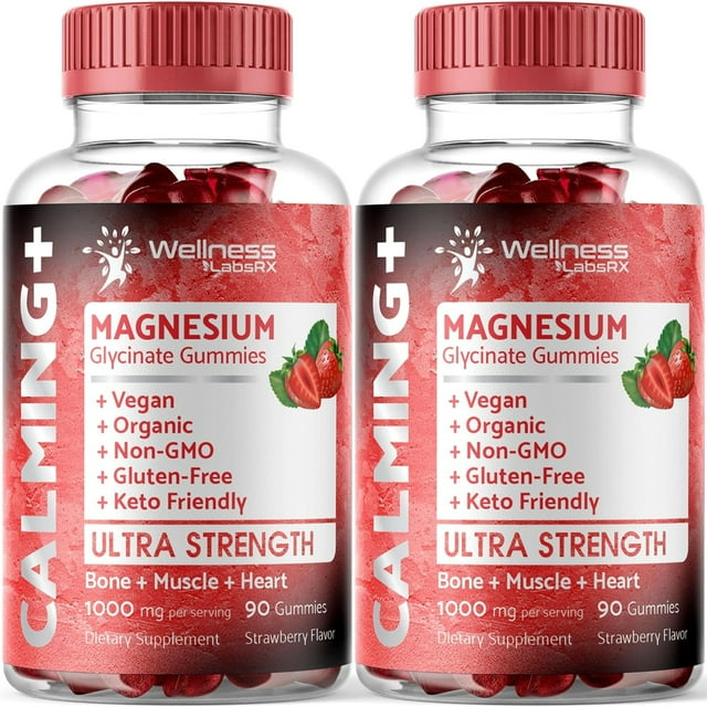 WELLNESS LABSRX Magnesium Glycinate Gummies 1000 mg Chewable