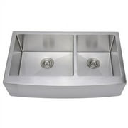 WELLS SINKWARE New Chef s 36'' L x 21'' W Double Basin Undermount Kitchen Sink