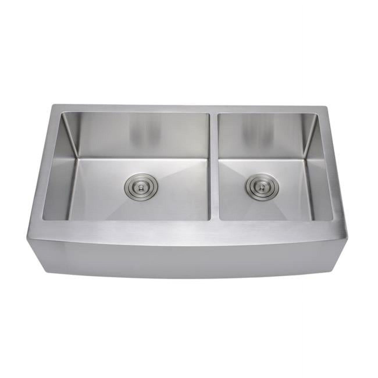 36'' Stainless Steel Double Bowl Undermount Kitchen Sink