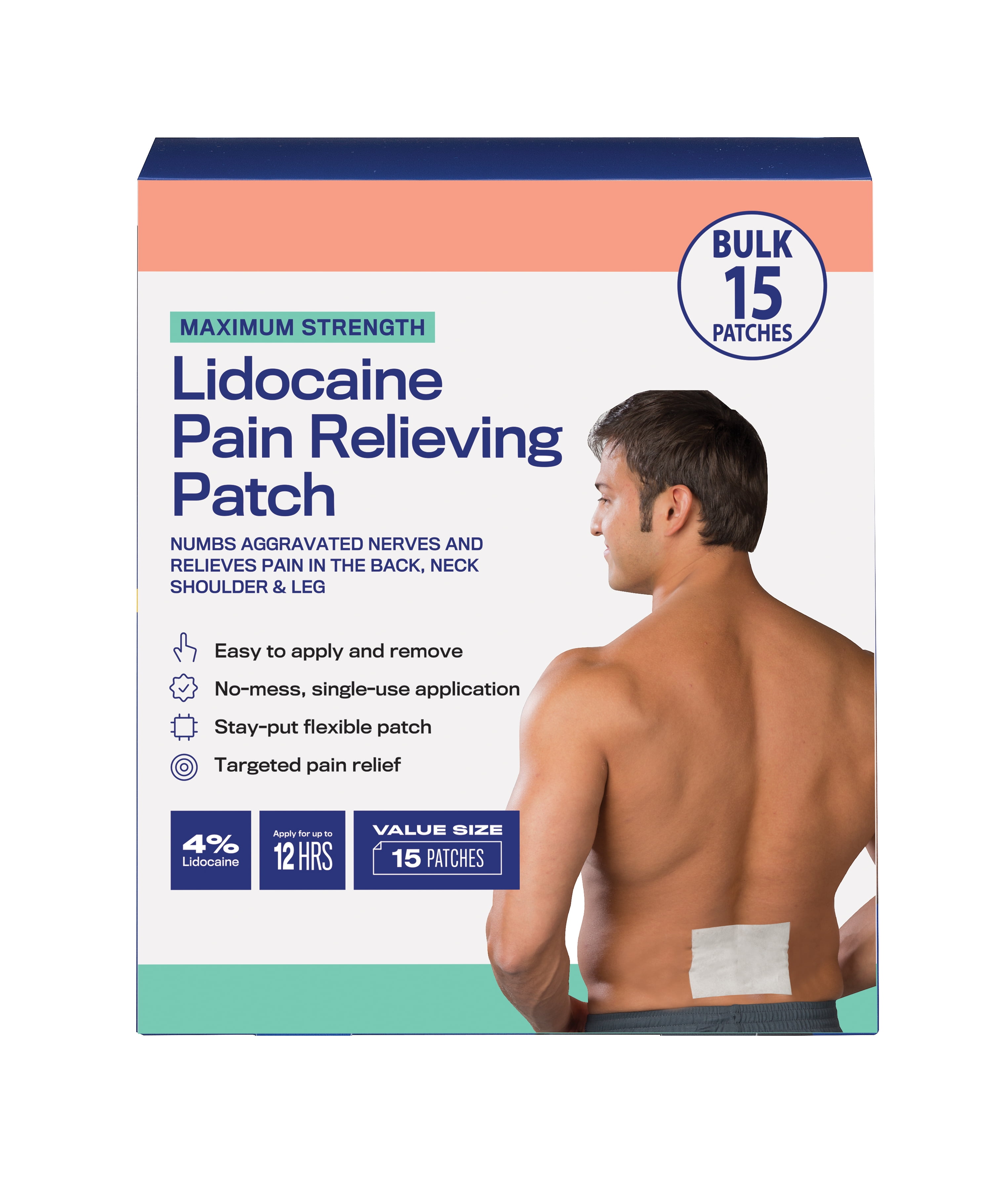 What Is The Best Lidocaine Patch WELMATE Lidocaine Patch 4% | Maximum Strength Pain Relief | 15 Count