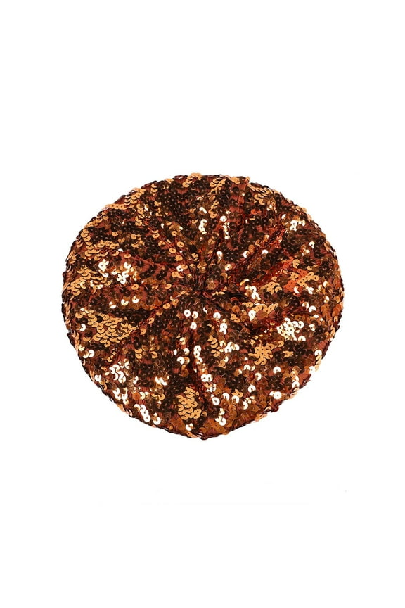 Beret Hats for Women Fashion Sparkling Sequins Beret Colorful Cap Nightclub Dress Hat