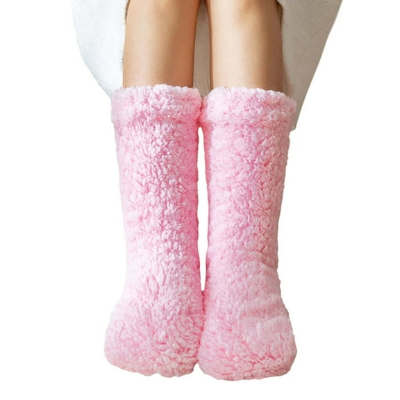 WELOIJEVBE Fuzzy Socks for Women Floor Socks Adult Sleep Socks Winter Snow Socks Home Month Socks Leg Cover Winter Warm Socks for Women
