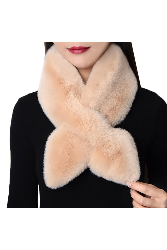 Scarf for Women Winter Women's Fashion Versatile Solid Color Thick Warm Scarf Neck Gaiter Windproof Neck Warmer for Women