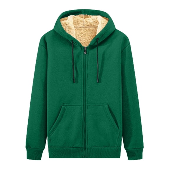 WELOIJEVBE Winter Coat for Men Winter and Thick Lamb Coat Casual Sports Suit Men's Fashion Clothes Trousers Plus Size Men's Suit Hoodies for Men