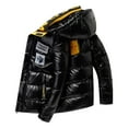 thumbnail image 1 of WELOIJEVBE Winter Coats for Men Men's Fashionable Padded Jacket Autumn and Winter Padded Jacket with Down Parka Jacket Men, 1 of 5