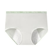 WELOIJEVBE Women's Leak Proof Incontinence Underwear Briefs, High Waist Moisture Wicking Ladies Underwear for Period & Bladder Protection, Comfy Womens Underwear