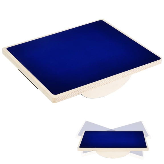 WELSPO Wooden Balance Board Office Wobble Board for Physical Therapy, Core Strength Training