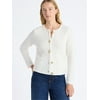 Free Assembly Women's Nubby Cardigan with Welt Poc