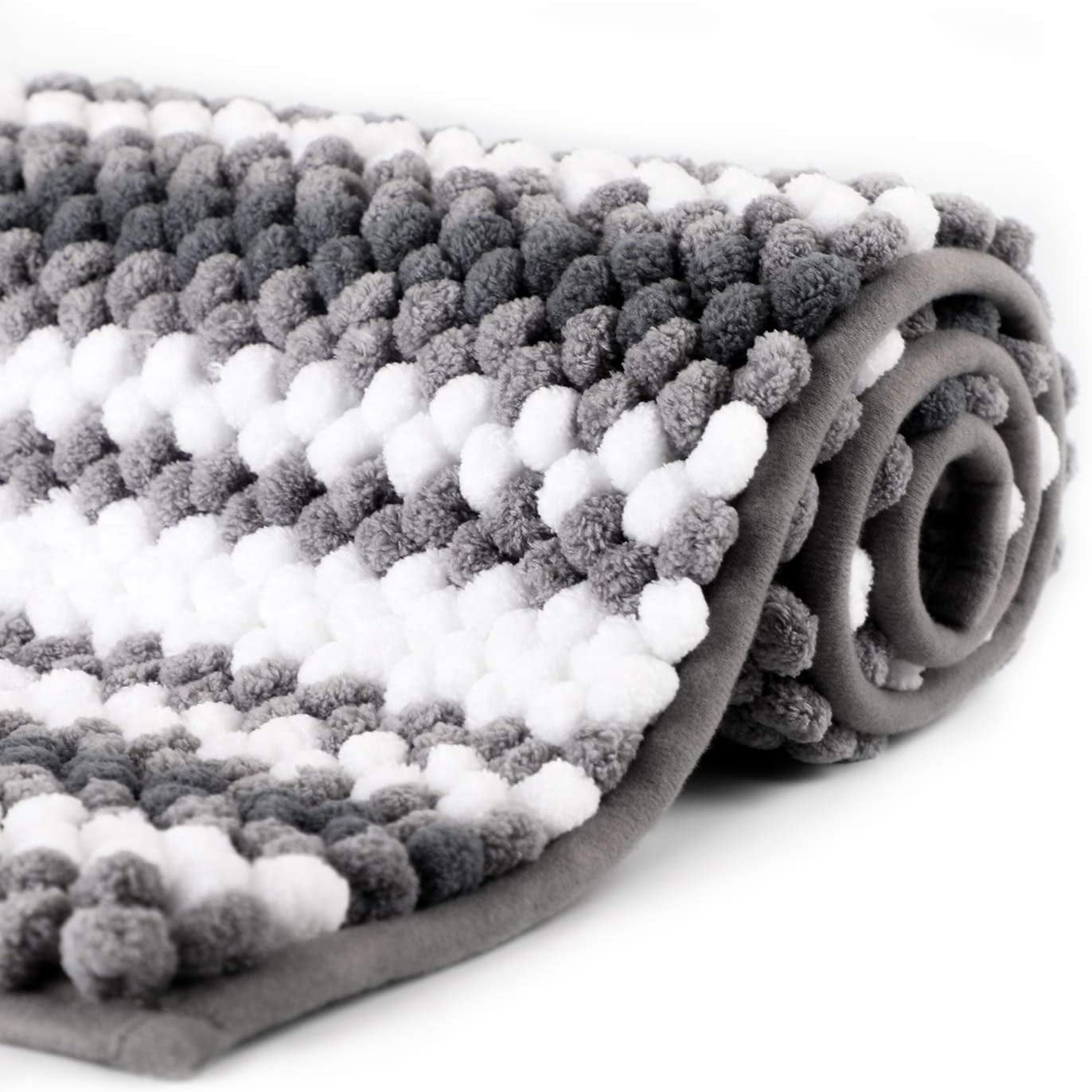 Stripe Reversible Cotton Bath Rug, Gray/White, 20 Rengoku Living room rug  extra large Carpet Shower mat Custom rug Cool rugs for - AliExpress