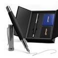 thumbnail image 1 of WEMATE Fountain Pen Set, Fine Nib with 20PCS 2.6MM Ink Cartridges(10 Black&10 Blue),1 Ink Converter, Nice Luxury Pen for Men, Women, Cool Wooden Fountain Pen for Writing, Journaling, Calligraphy, 1 of 8