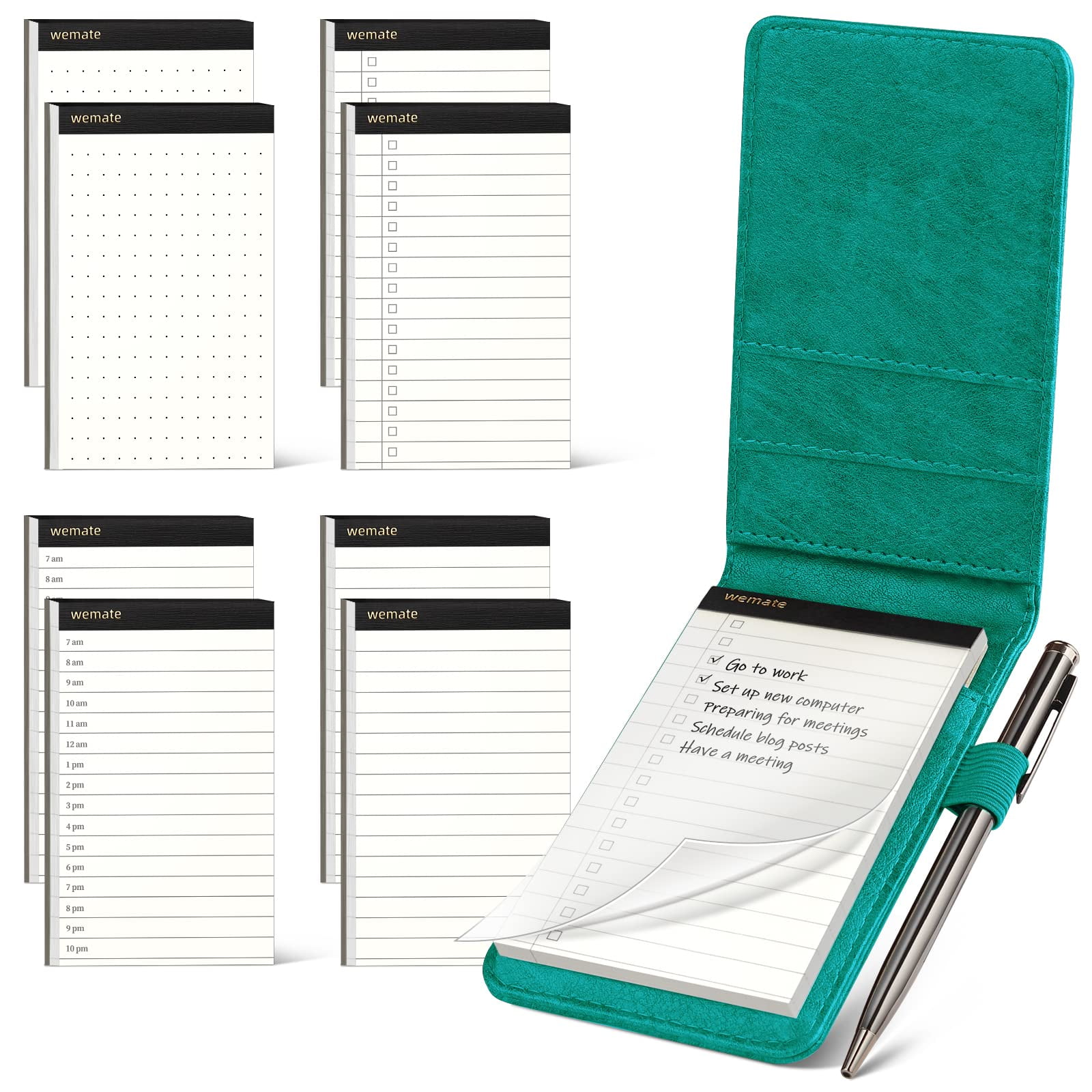 WEMATE All-in-One Notepad Holder Set - Notepad Organizer - Walmart.com