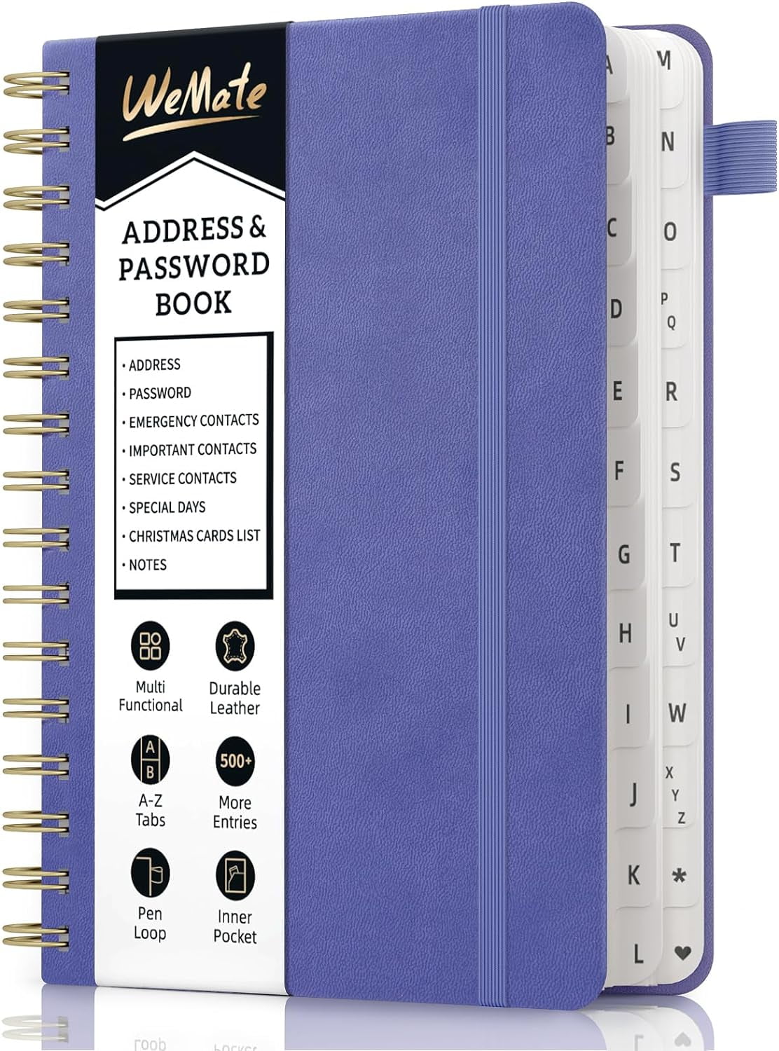 Clever Fox Mini PU Leather Address Book - Alphabetical Tabs, Small (4.0″ x 5.5″), Hardcover, Purple - Walmart.com Clever Fox Mini PU Leather Address Book - Alphabetical Tabs, Small (4.0″ x 5.5″), Hardcover, Purple - Walmart.com