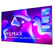 WEMAX 100 inch ALR Projector Screen, 8K Movie Screen, 3D 16:9 Ceiling Light for Home Theater (UST) Ultra Short Throw Projector