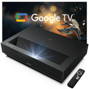 WEMAX Nova Pro 4K UHD Ultra Short Throw Projector w/ WIFI Bluetooth, Google TV, 3D Ready & HDR10, UST Laser TV Home Theater Projector