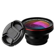 WEMDBD 0.6X Wide-angle Lens, Mobile Phone Lens, Wide-angle Macro 2-in-1, 4K High-definition, Distortionless Wide-angle