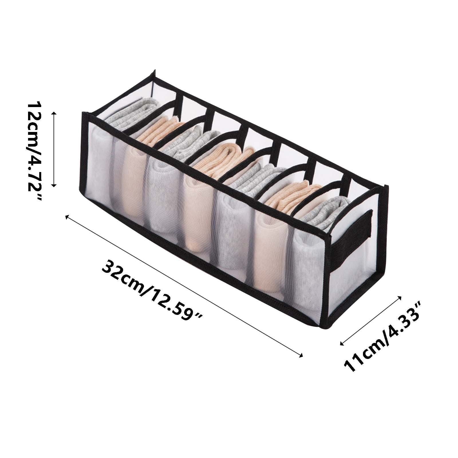 WEMDBD 1 Pc Underwear Storage Box With Compartments Socks