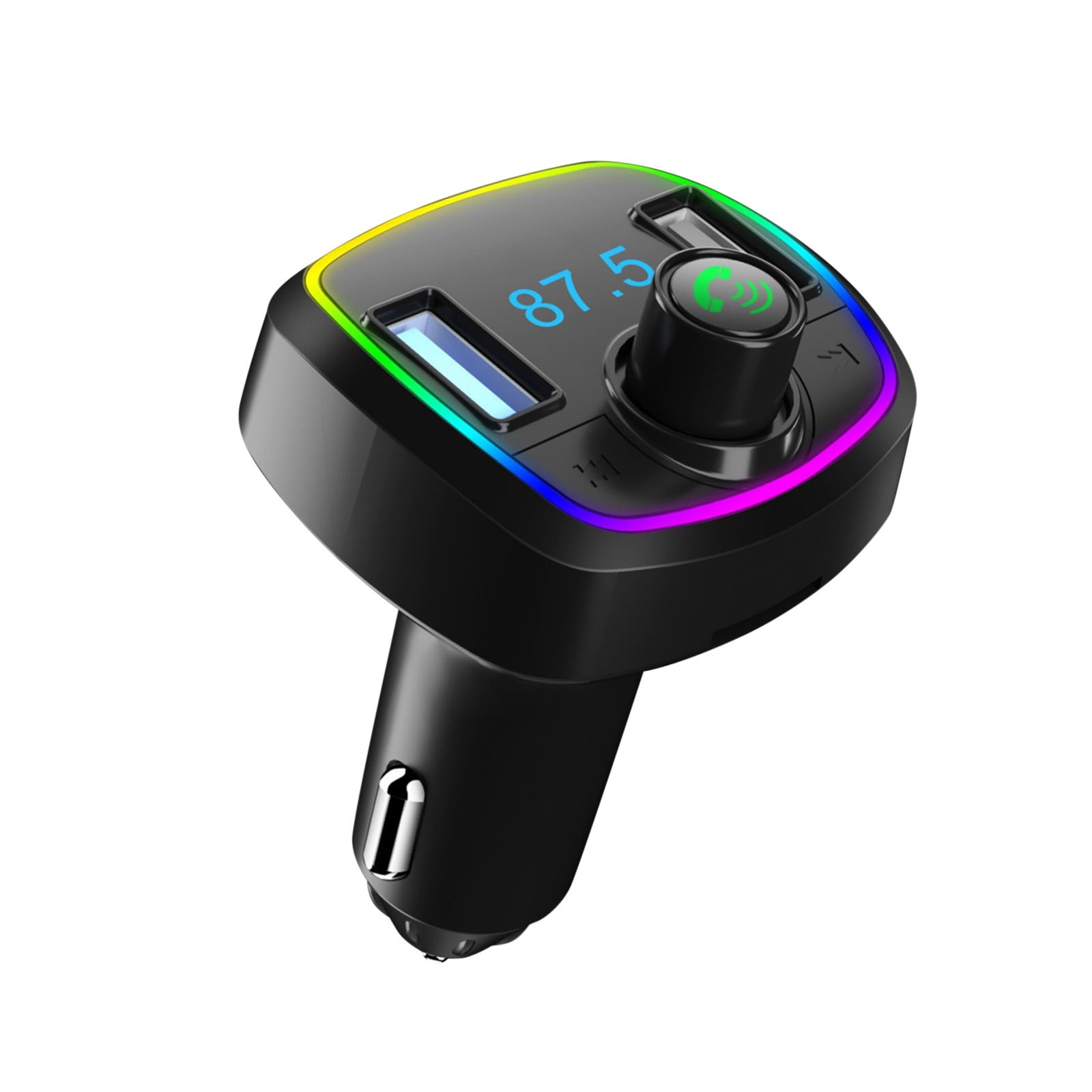Car Bluetooth Receiver Charger, Lossless Sound Quality FM Transmitter