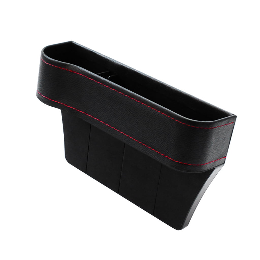 WEMDBD Car Seat Pockets Leather Car Console Side Organizer Seat Gap