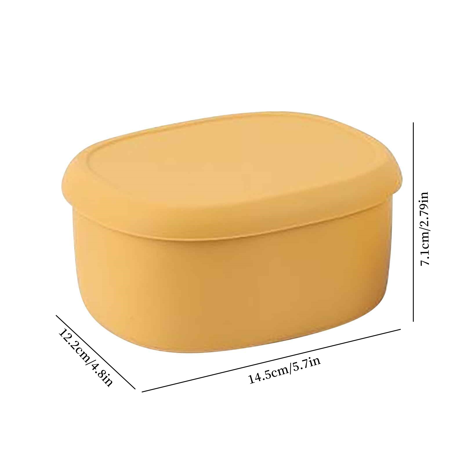 WEMDBD Foodgrade Silica Gel Lunch Box, Lunch Box, Microwave Oven