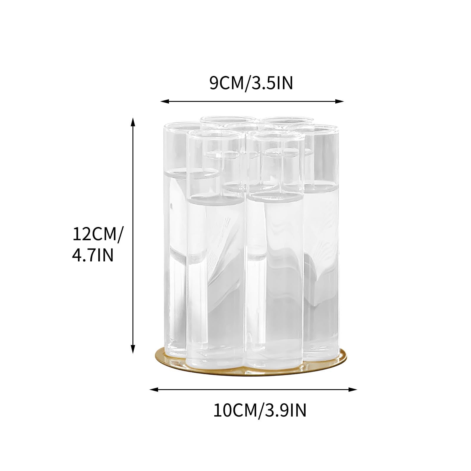 WEMDBD Highend Sense Of Test Tube Transparent Glass Vases