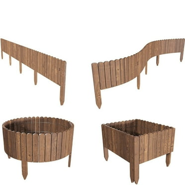 WEMDBD Log Roll Border as Easy Plug-in Fence