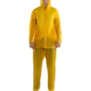 Men Women PVC Adult Transparent Raincoat Outdoor Duty Raincoat Rain Pants Suit Rainstorm Proof Split Raincoat