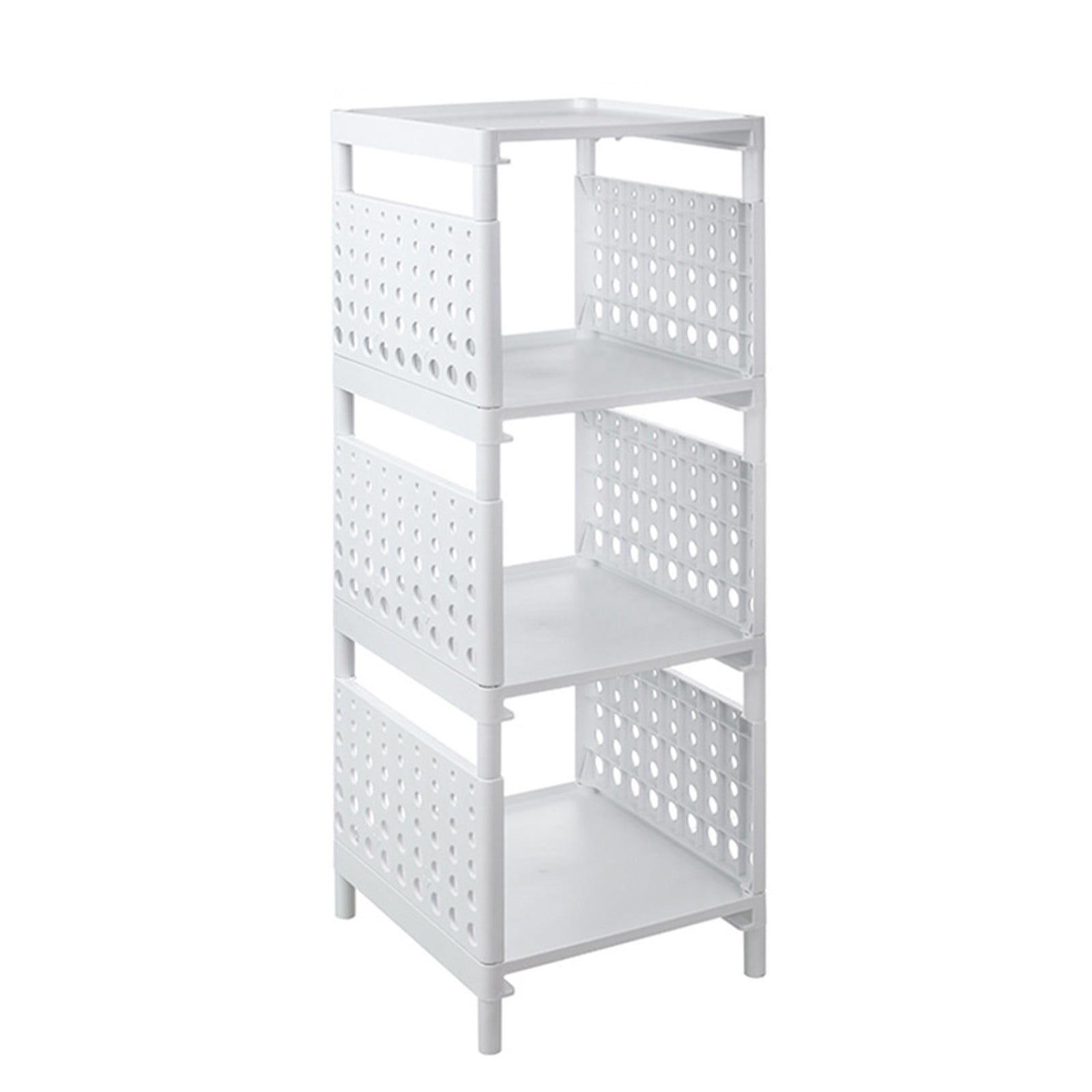 WEMDBD Storage Cart For Laundry Room Organization, 4 Tier Shelving Unit