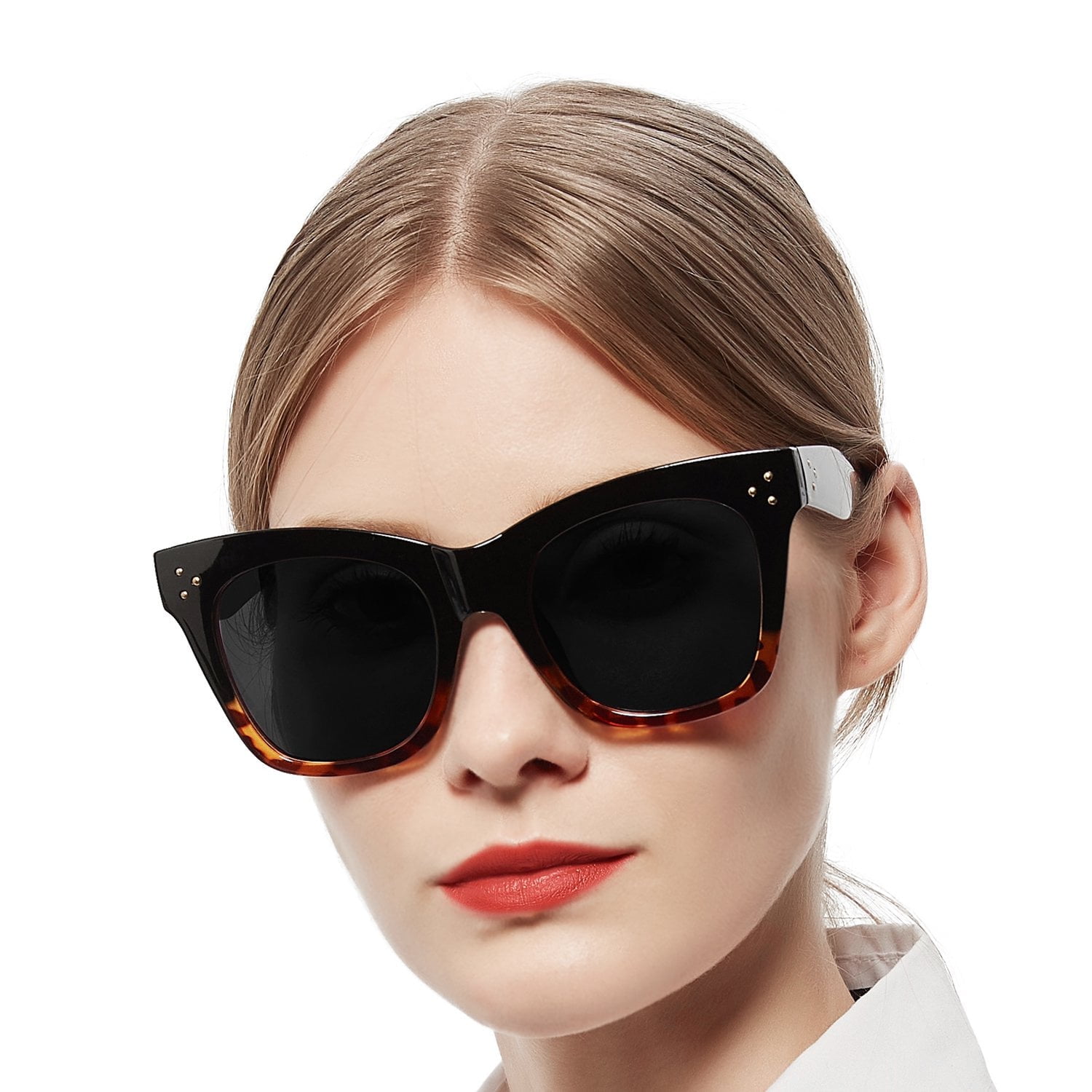 WEMOOTANTS Oversized Reading Sunglasses 3.0 for Women Black and Tortoise Full Sun Readers 1.00 1.25 1.50 1.75 2.00 2.25 2.50 2.75 3.00 3.50 4.00