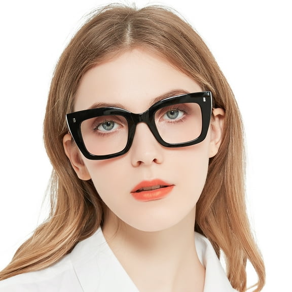 WEMOOTANTS Reading Glasses 2.0 for Women Vintage Black Cat Eye Readers 1.00 1.25 1.50 1.75 2.00 2.25 2.50 2.75 3.0 3.5 4.0 5.0 6.0 Thick Full Rim with Spring Hinges